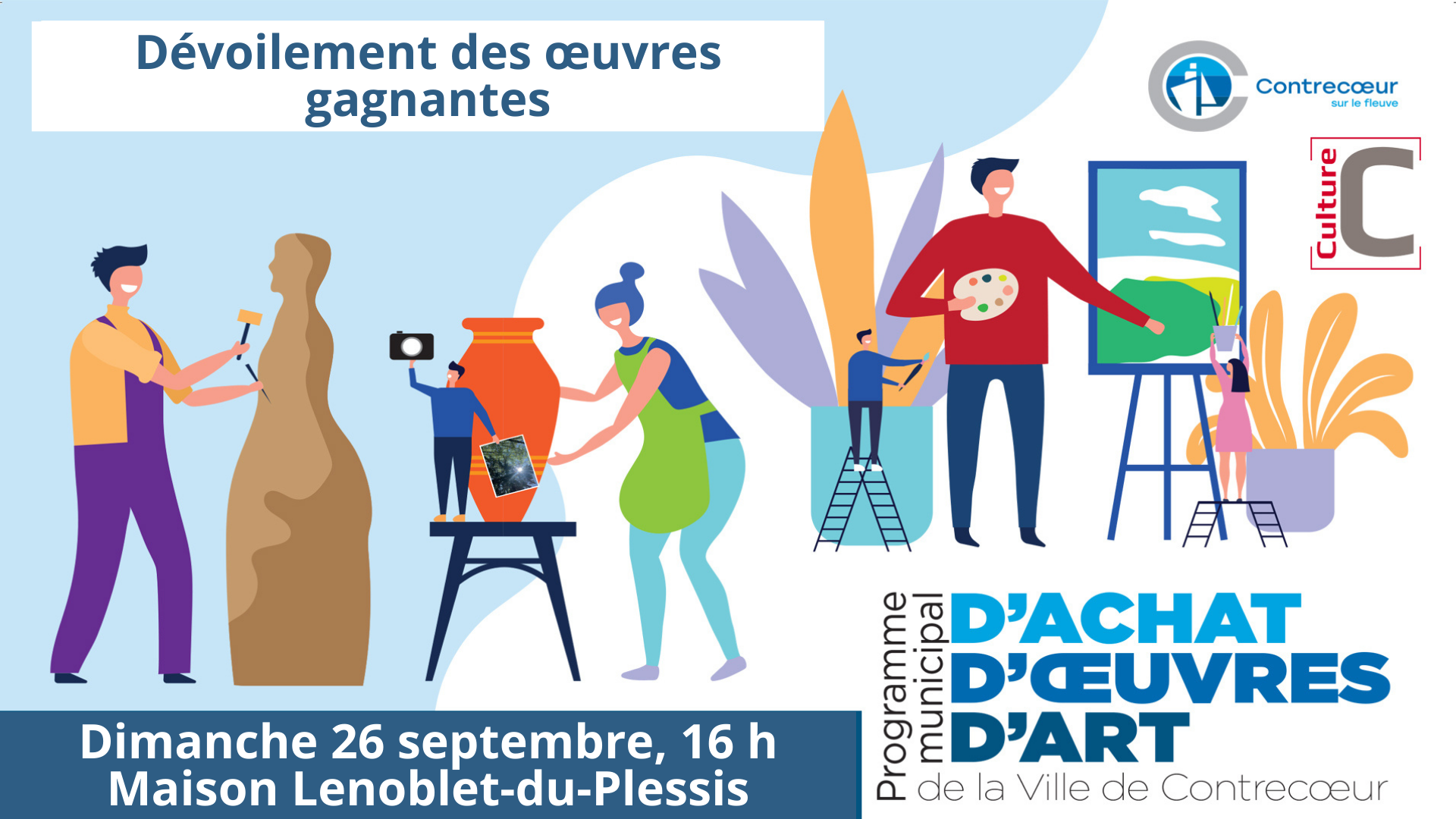 Dévoilement des œuvres gagnantes