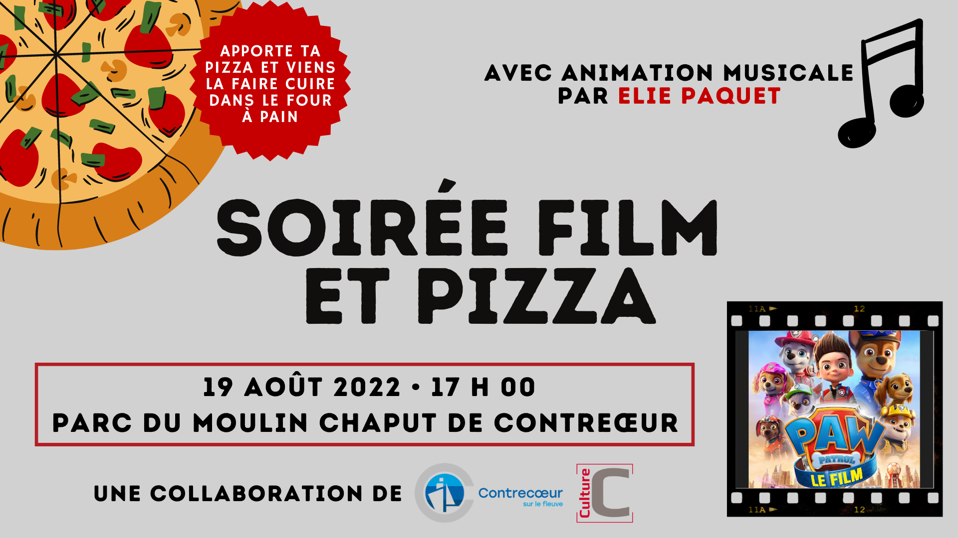 Soirée film et pizza