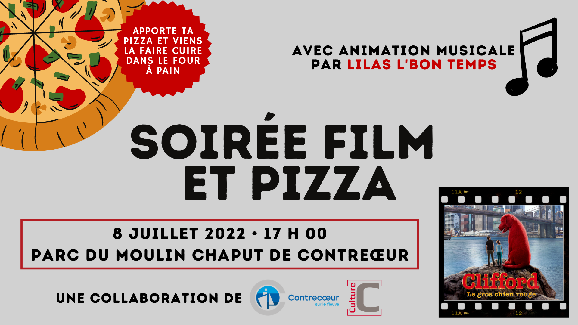 Soirée film et pizza