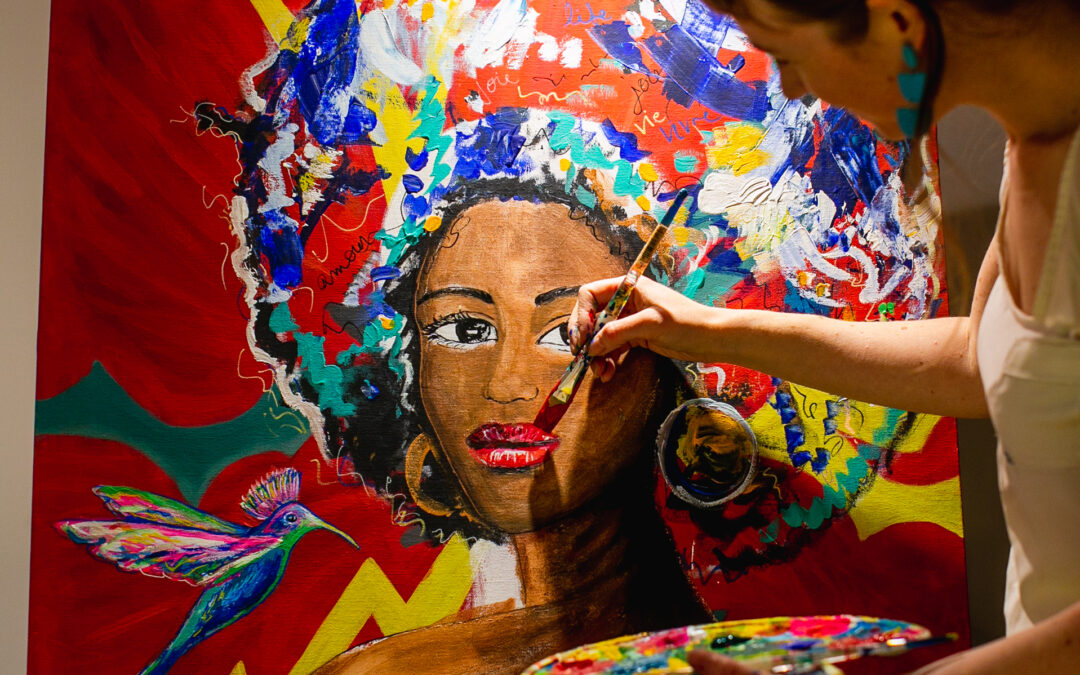 De la France à Contrecoeur… L’artiste Madjin expose sa série Femmes en puissance à Culture C